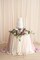 Wedding Artificial Welcome Sign Flowers Swag Arch Floral Garland (NOT INCLUDE SIGN)
